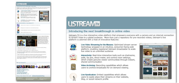 ustream newsletter